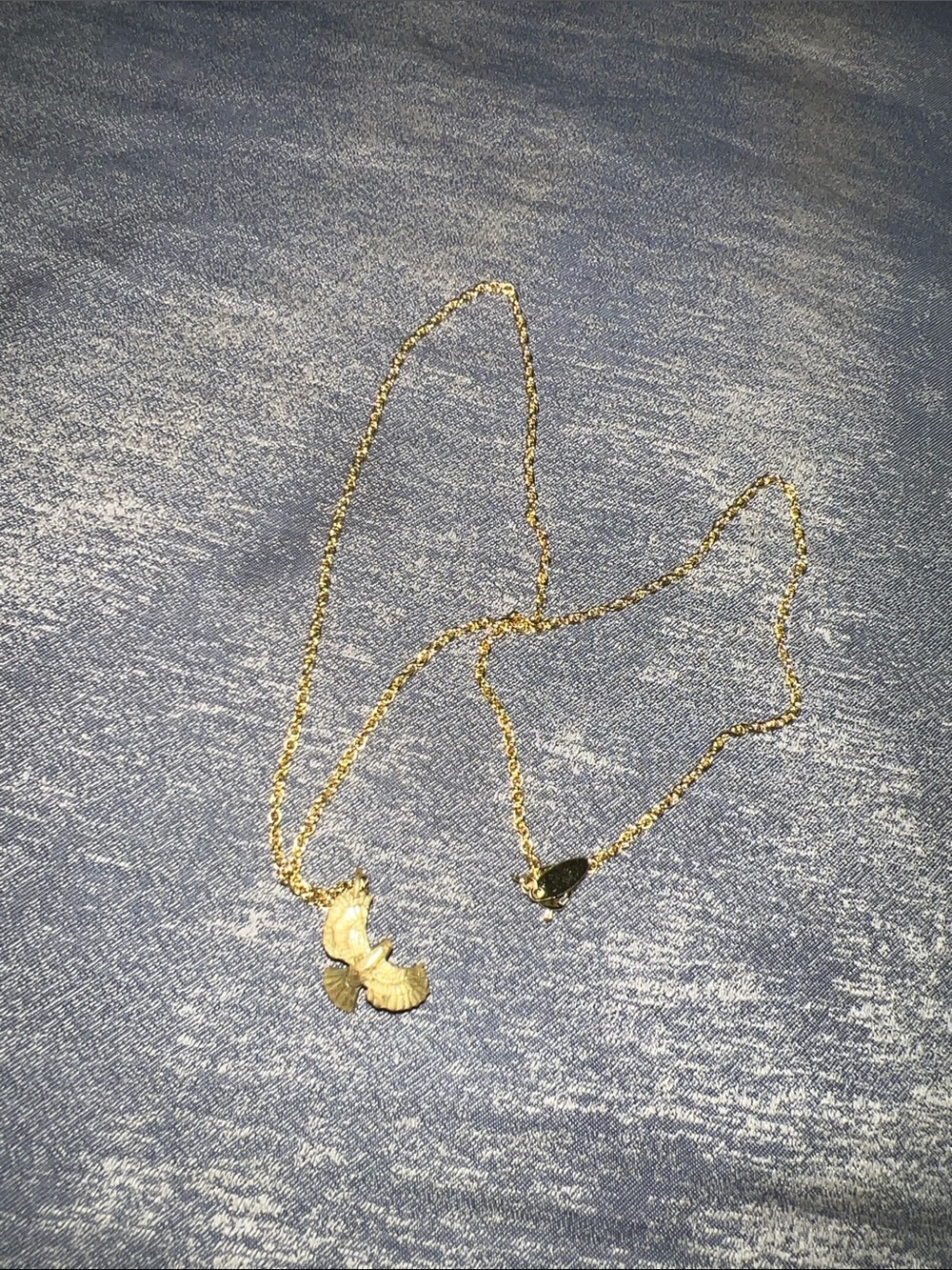 Verameat gold bird pendant
